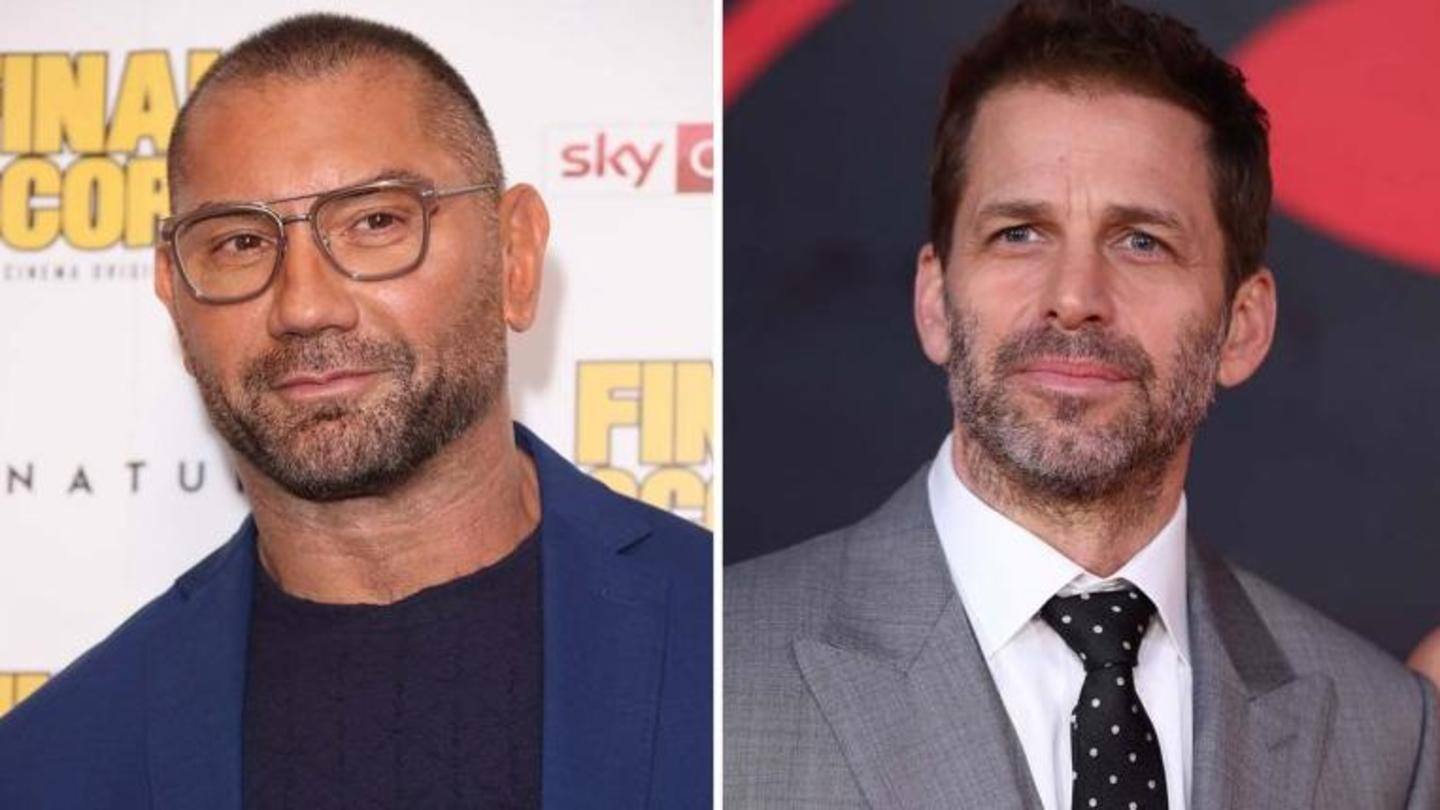 I've wanted to work with Snyder for years, says Bautista I've wanted to work with Snyder for years, says Bautista