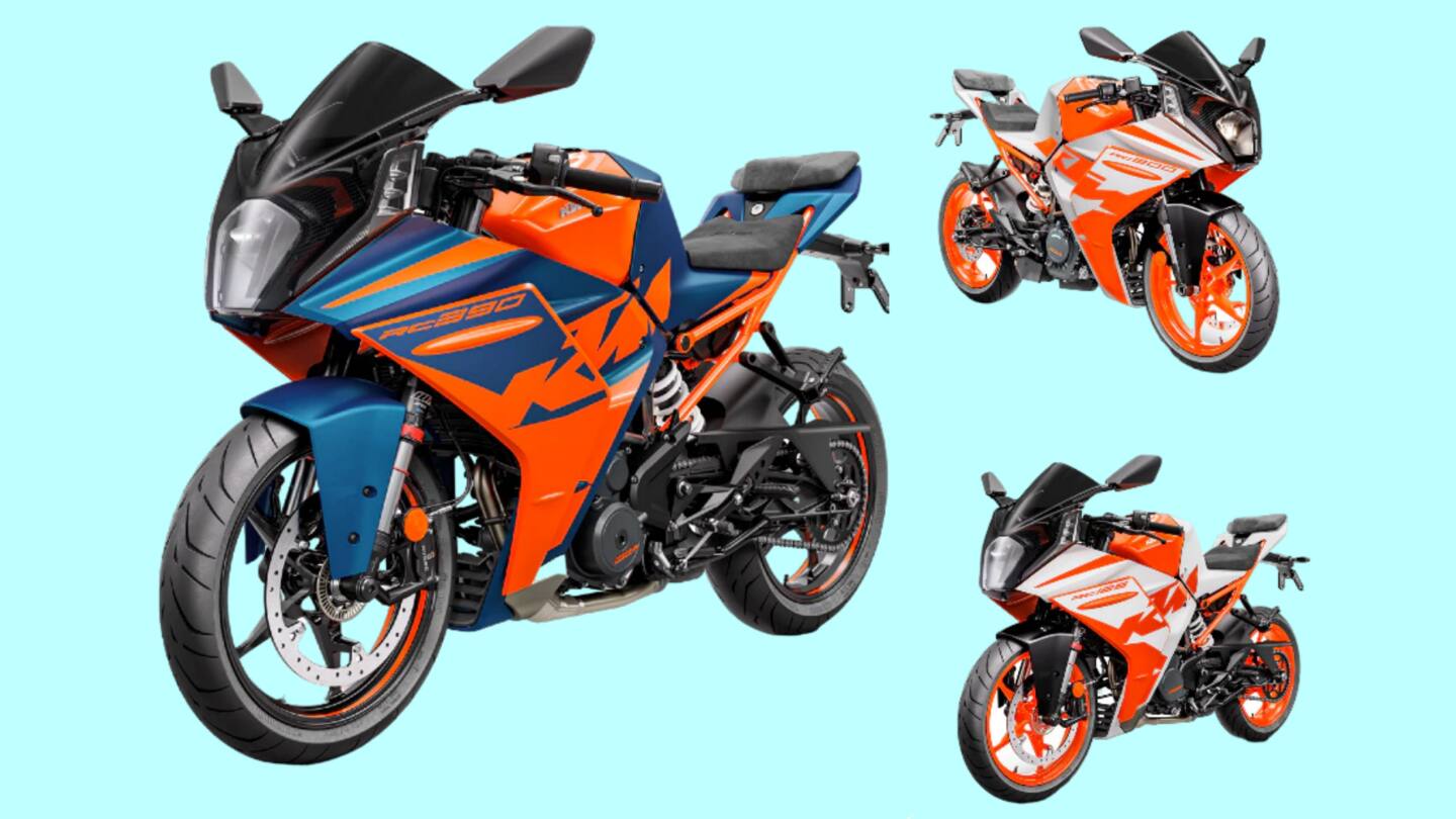 KTM Launches 2023 RC 125 RC 200 RC 390 Motorbikes