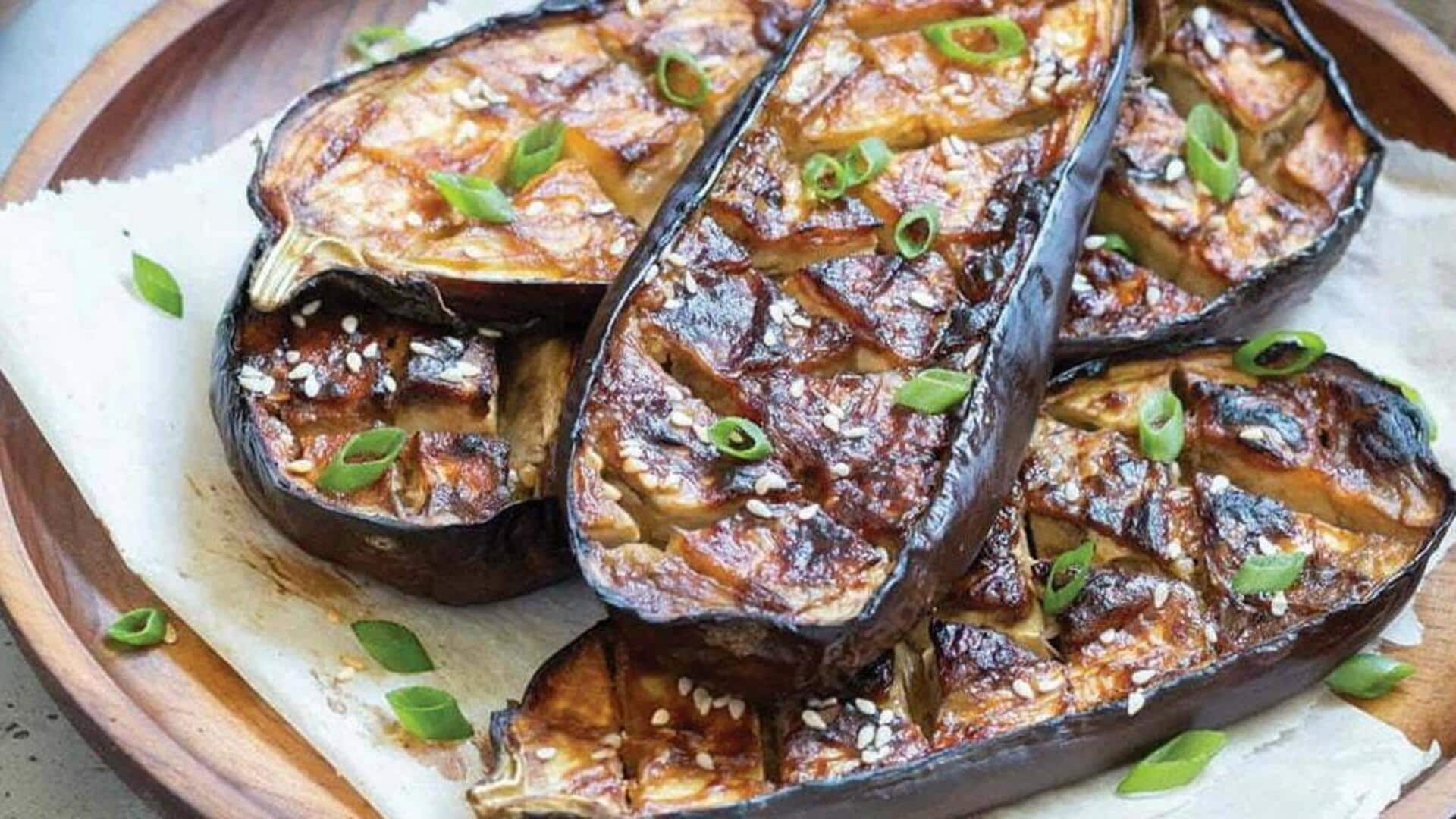 Make Japanese miso eggplant donburi: A step-by-step recipe