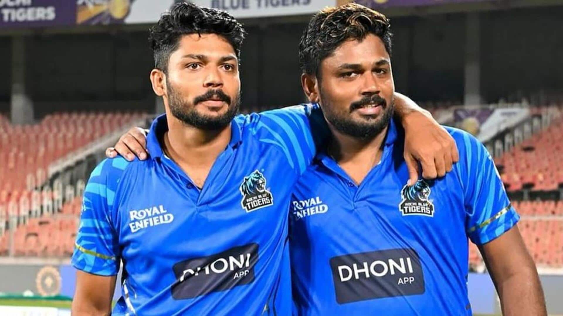Kerala to tour Oman for T20s; Saly Samson named captain Kerala to tour Oman for T20s; Saly Samson named captain