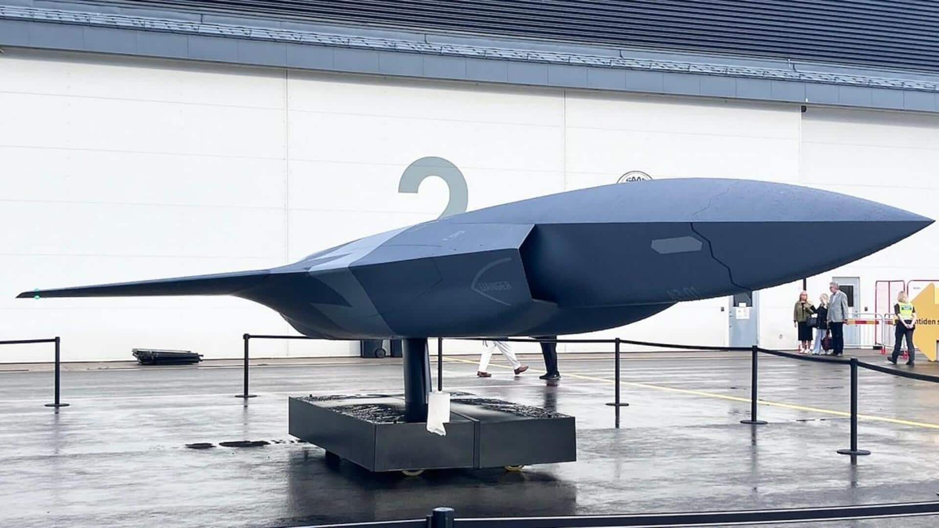 This autonomous combat aircraft concept is straight out of future