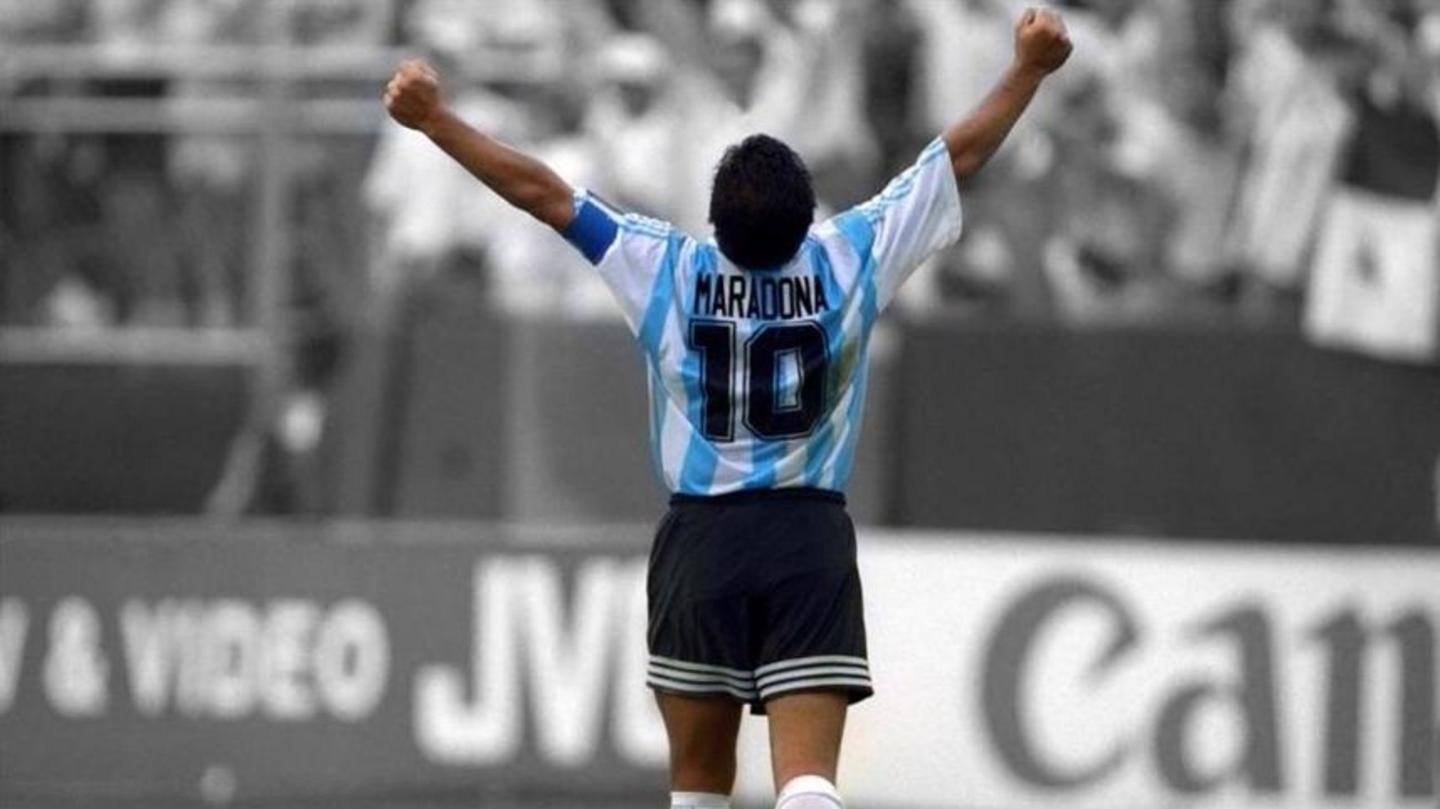 Maradona passed away in November 2020 Maradona passed away in November 2020