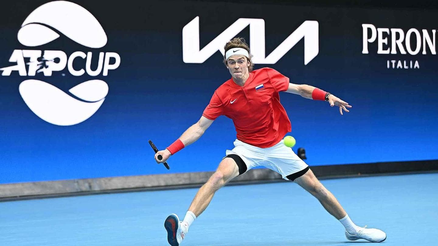 Russian tennis star Andrey Rublev tests positive for COVID-19