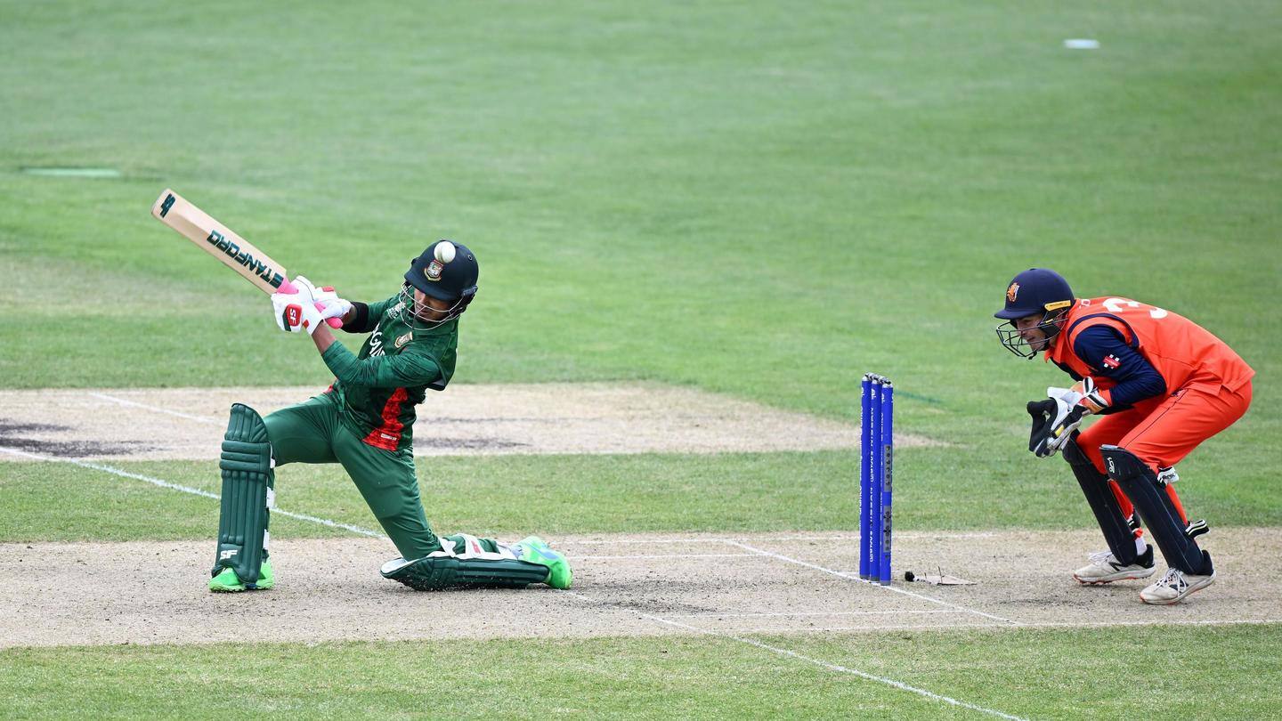 T20 World Cup, Afif Hossain shines against Netherlands: Key stats