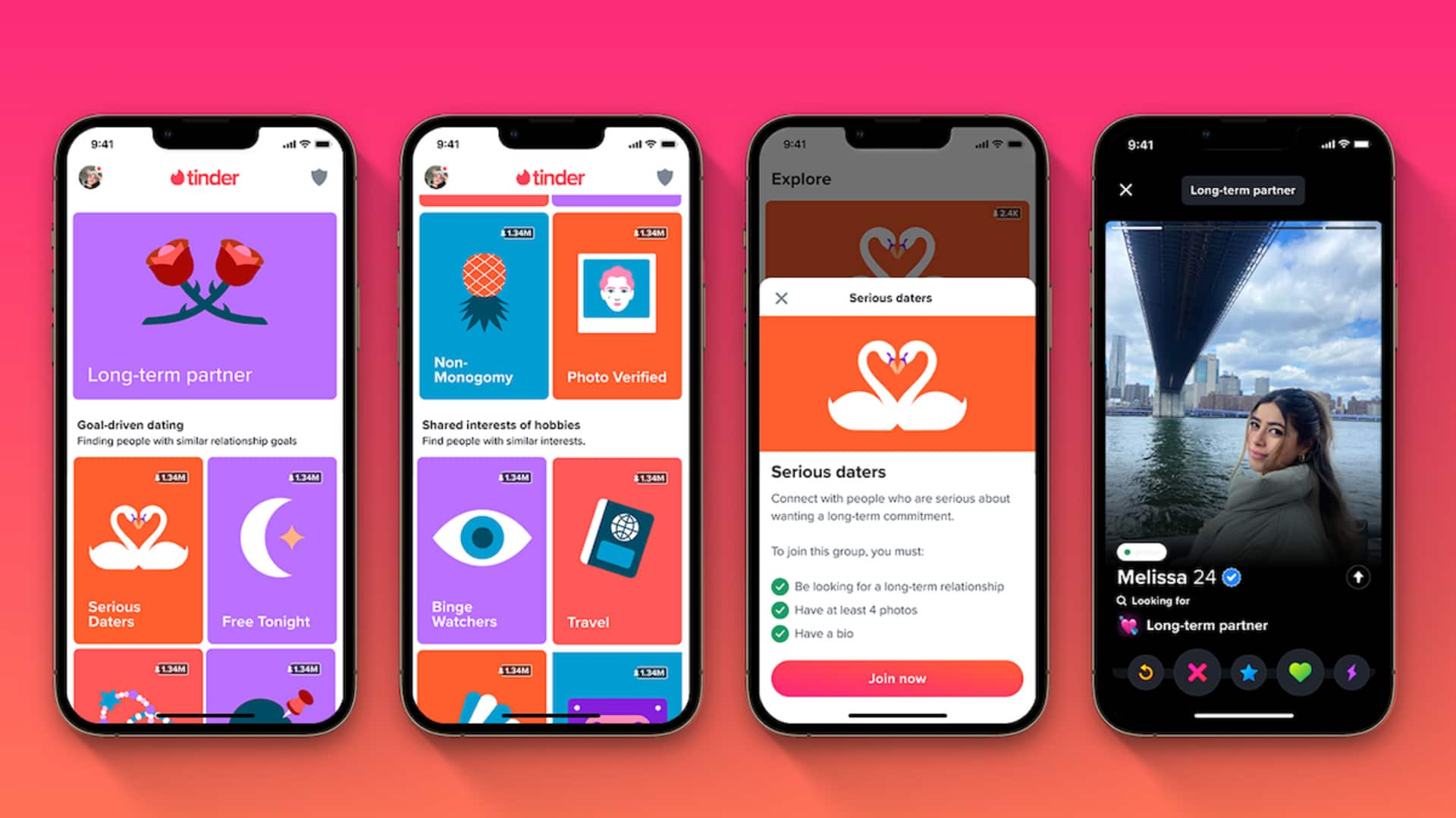 Tinder's 'Explore' page adds new categories ahead of Valentine's Day