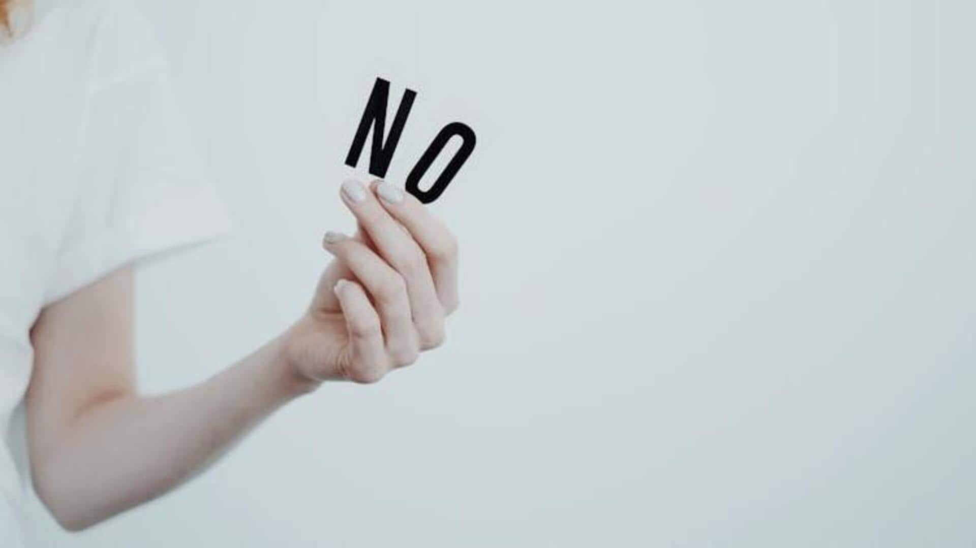 How to say 'no' (without offending someone)
