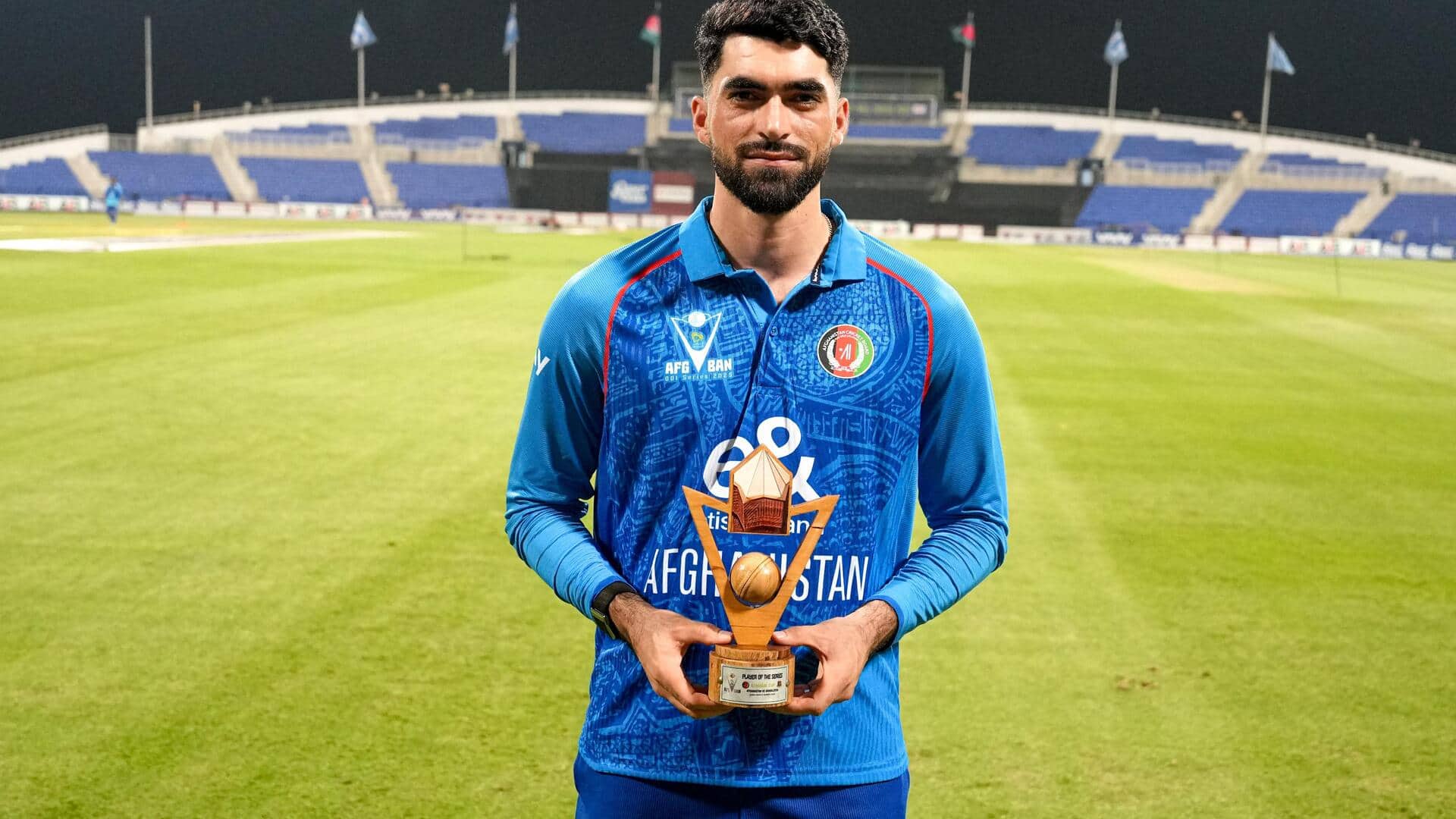 Ibrahim Zadran penalized for breaking ICC code of conduct: Details Ibrahim Zadran penalized for breaking ICC code of conduct: Details