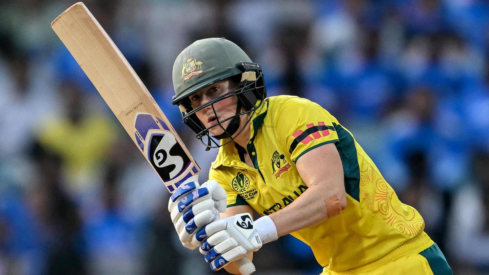 Australia record highest-ever total in Women's ODI World Cup semi-finals