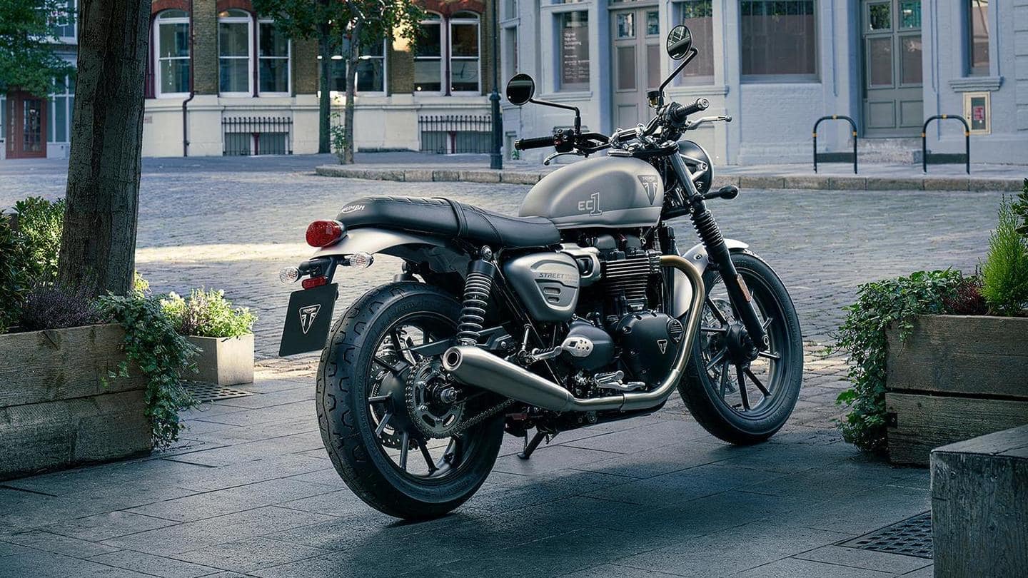 The bike has an LCD instrument display and alloy wheels The bike has an LCD instrument display and alloy wheels