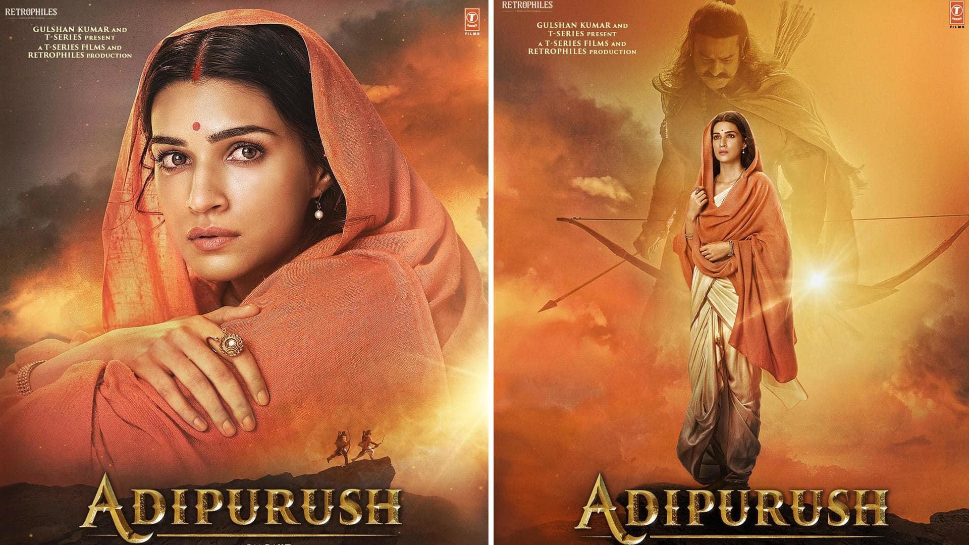 'Adipurush' makers unveil new posters of Kriti Sanon, Prabhas