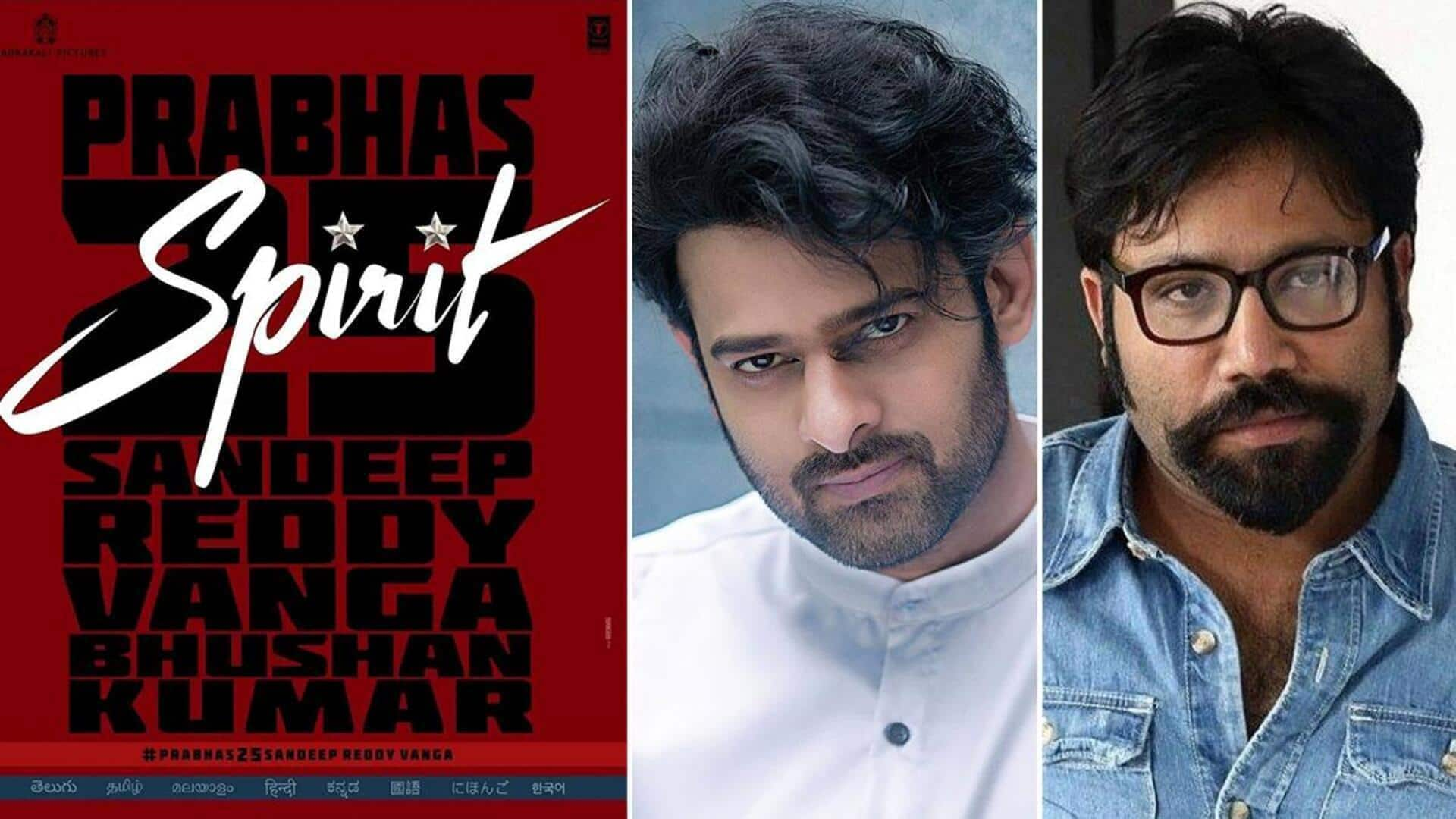 Prabhas-Sandeep Vanga's 'Spirit' to be set against drug mafia: Report