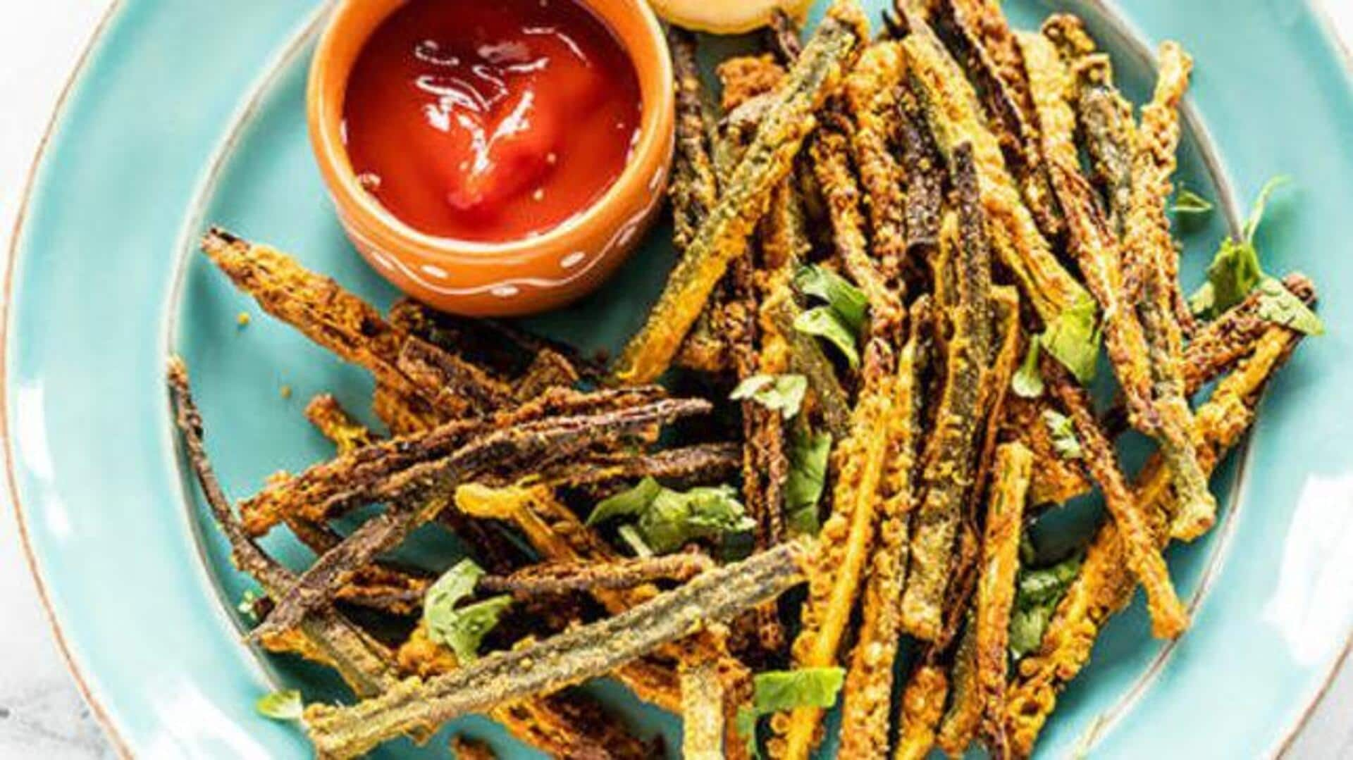 Reasons why you should choose baked okra fries over Kurkure