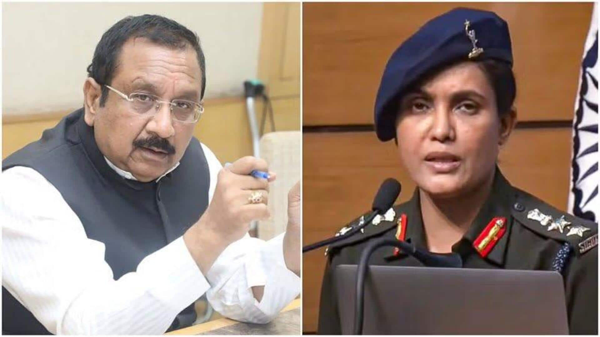 SC raps BJP minister for calling Colonel Qureshi 'terrorist sister' SC raps BJP minister for calling Colonel Qureshi 'terrorist sister'