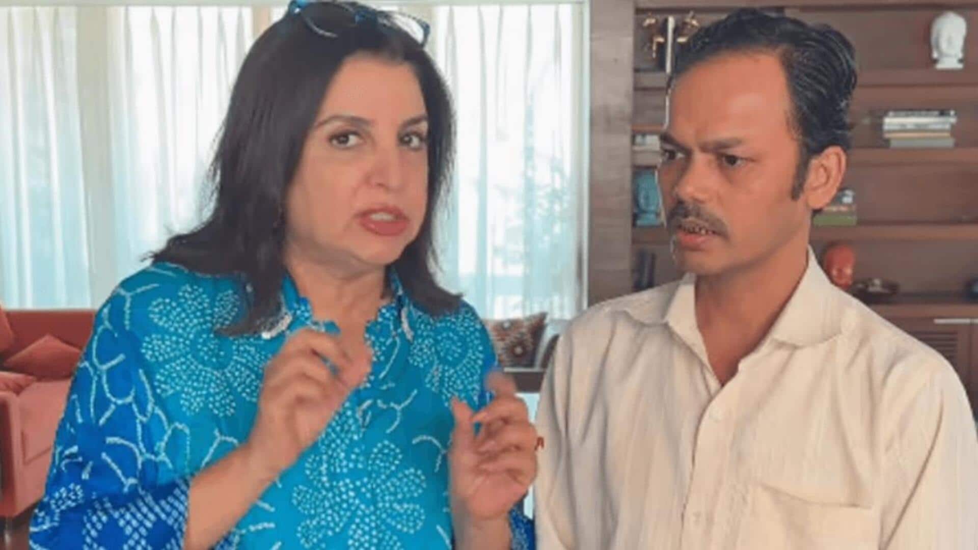 Farah's cook, viral sensation Dilip, gets paid extra for YouTube?
