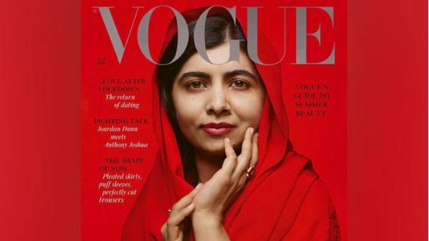 Pakistani activist Malala Yousafzai is British Vogue's July cover star