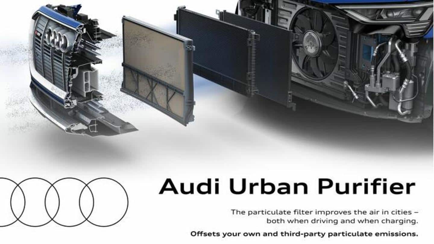 Future Audi EVs will clean city air while driving