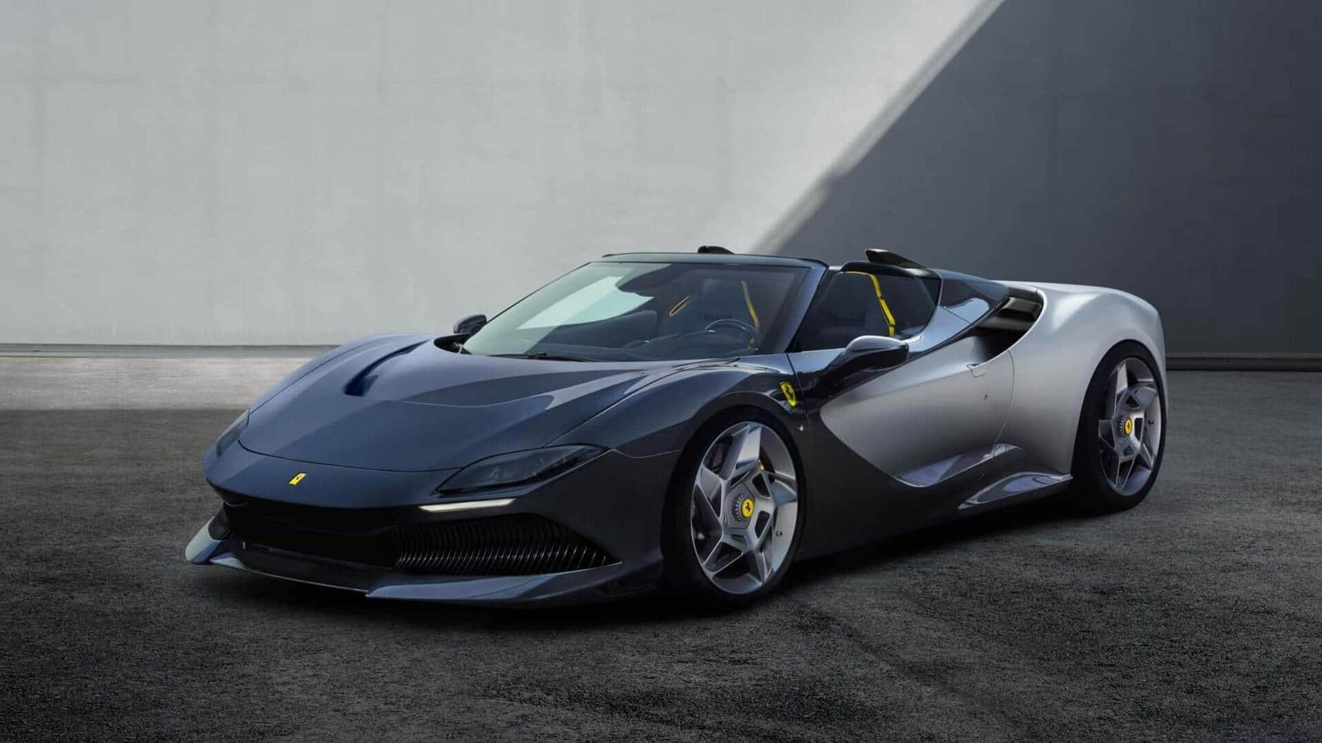 Ferrari SP-8 breaks cover as one-off supercar with 3D-printed grille