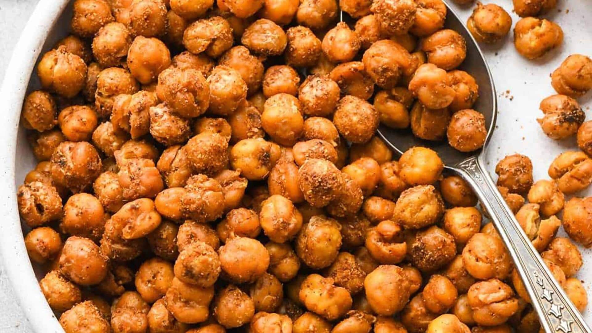 Roasted chickpeas: A crunchy snack alternative