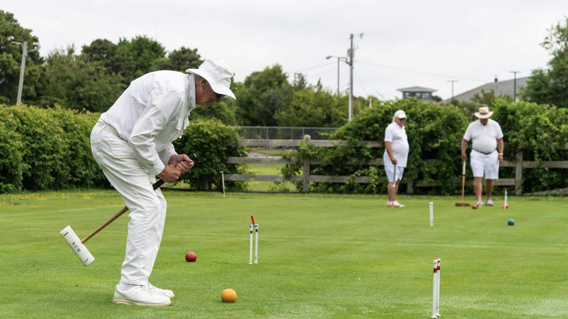 Did you know croquet can improve your health?