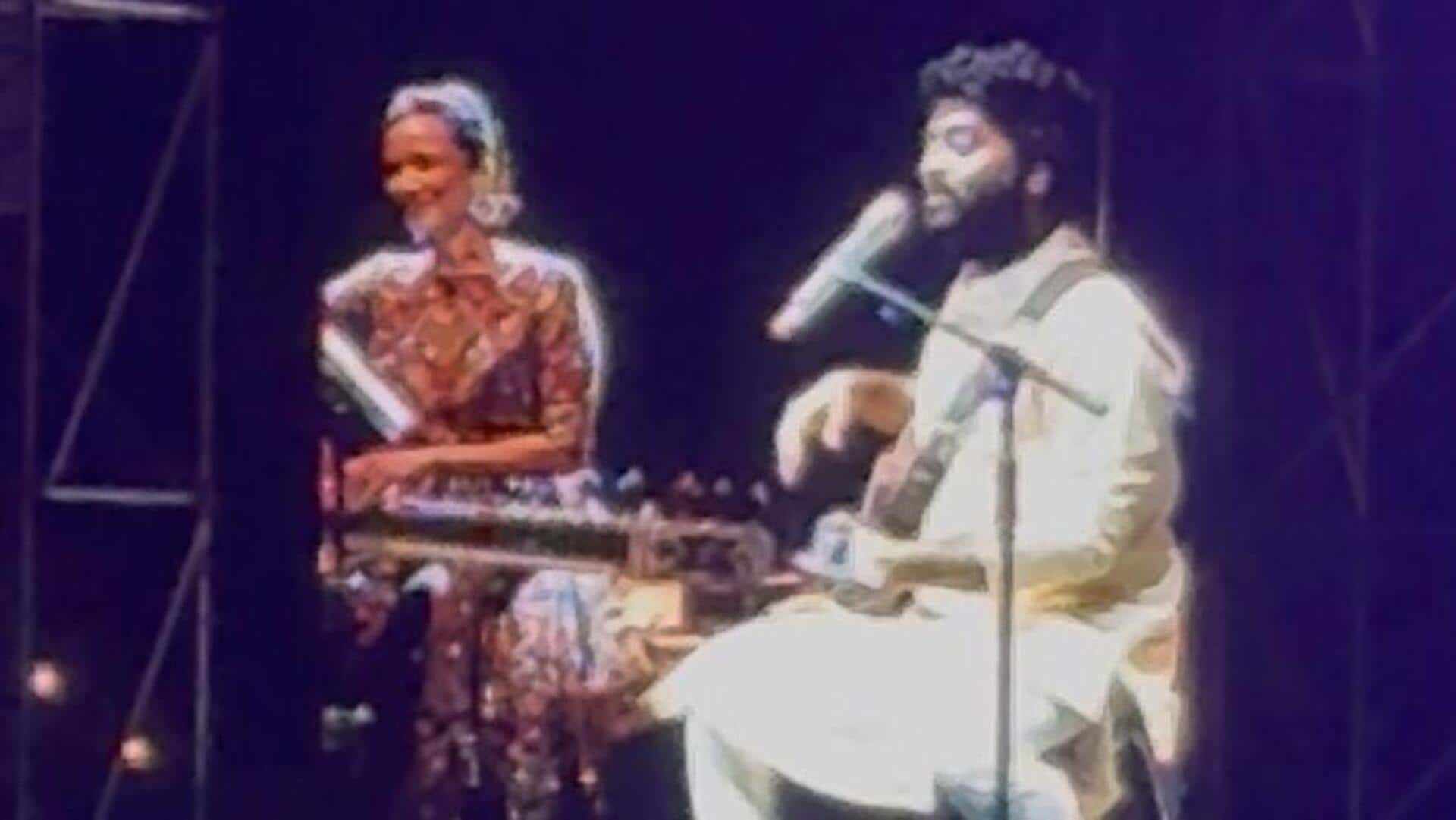 Arijit Singh performs at Anoushka Shankar's concert; fans go gaga