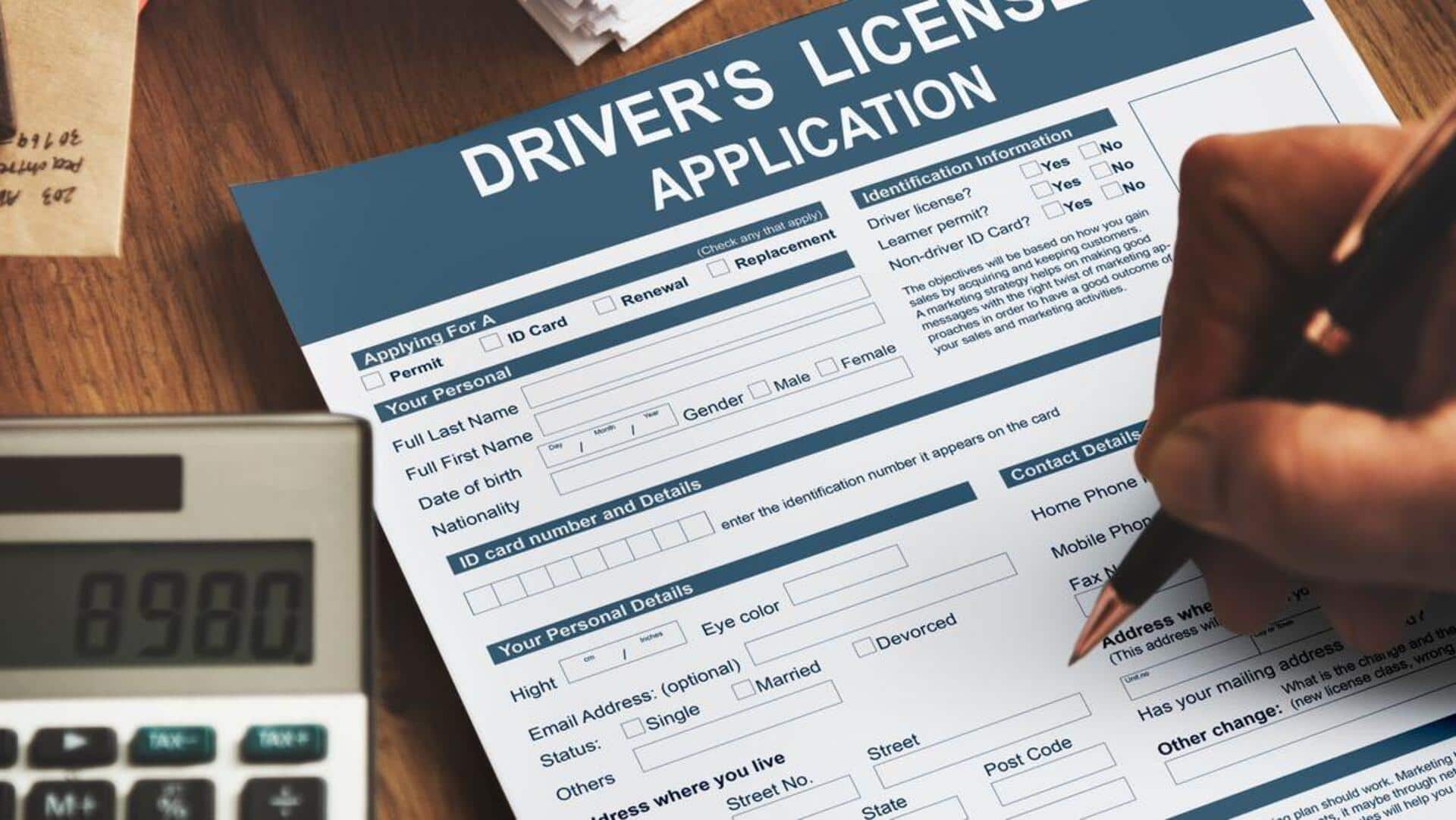 How to apply for a duplicate learner's driving license