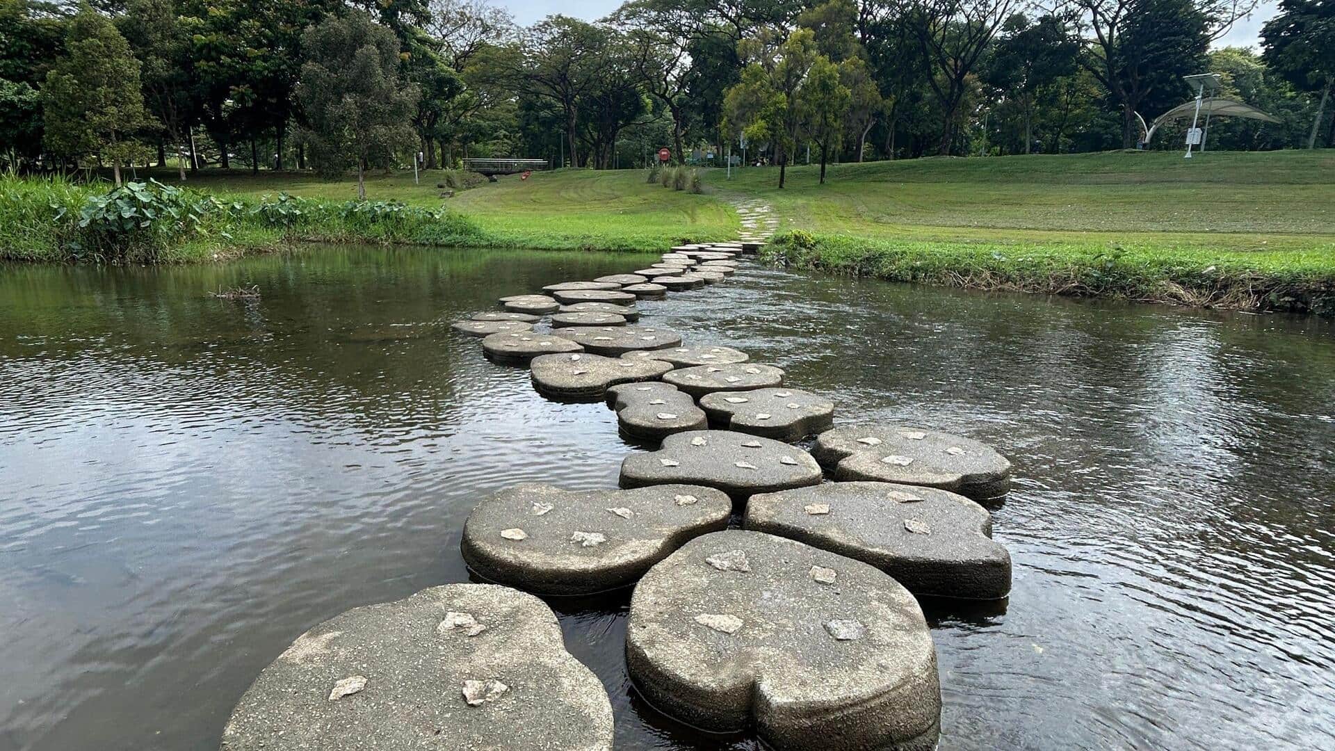 The surprising benefits of walking on river stones