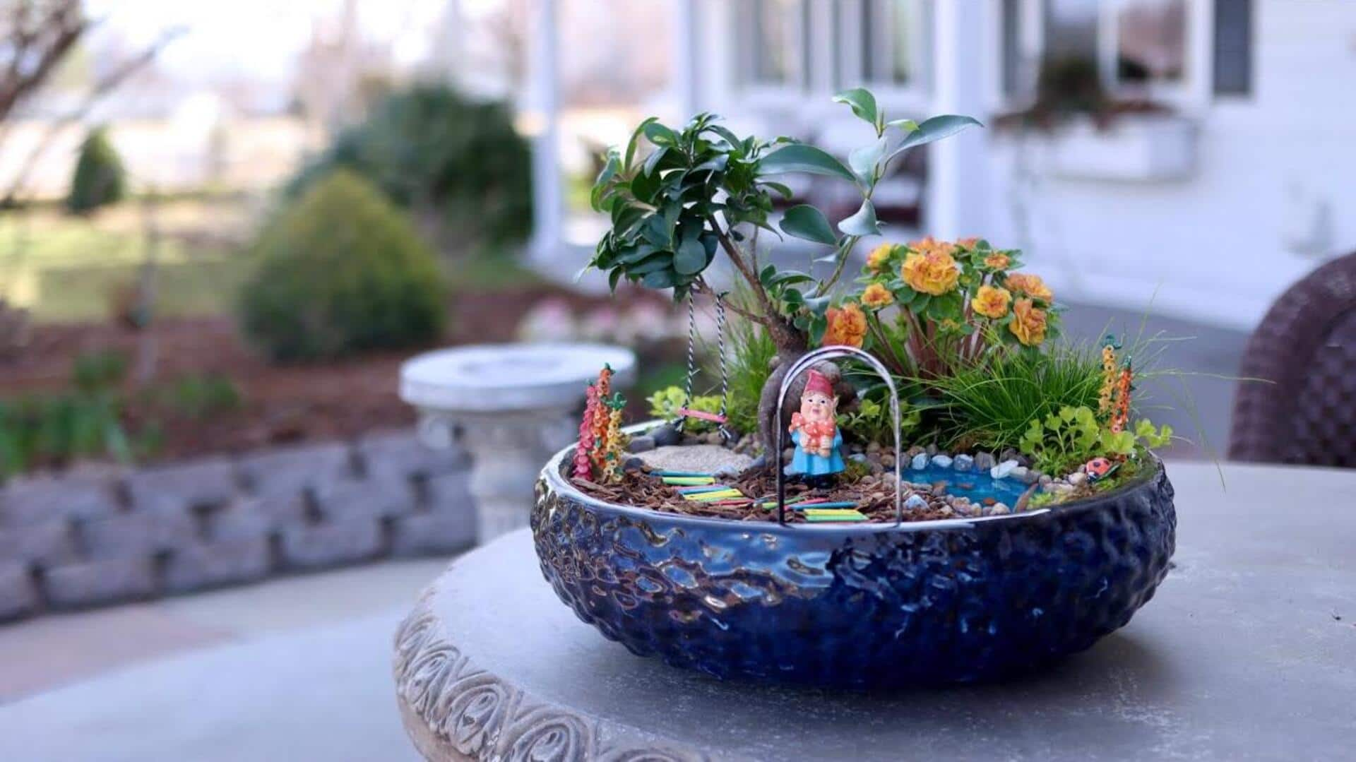 Affordable DIY miniature garden projects