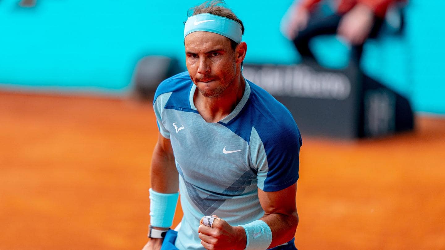 Madrid Open: Nadal downs Kecmanovic; Tsitsipas batters Pouille