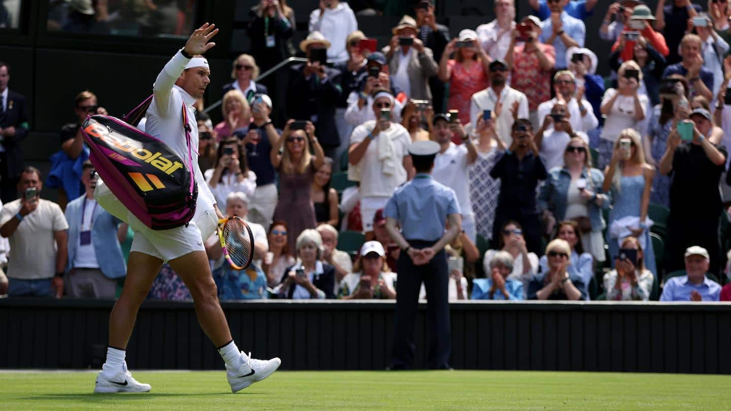 2022 Wimbledon: Rafael Nadal claims first-round win over Francisco Cerundolo