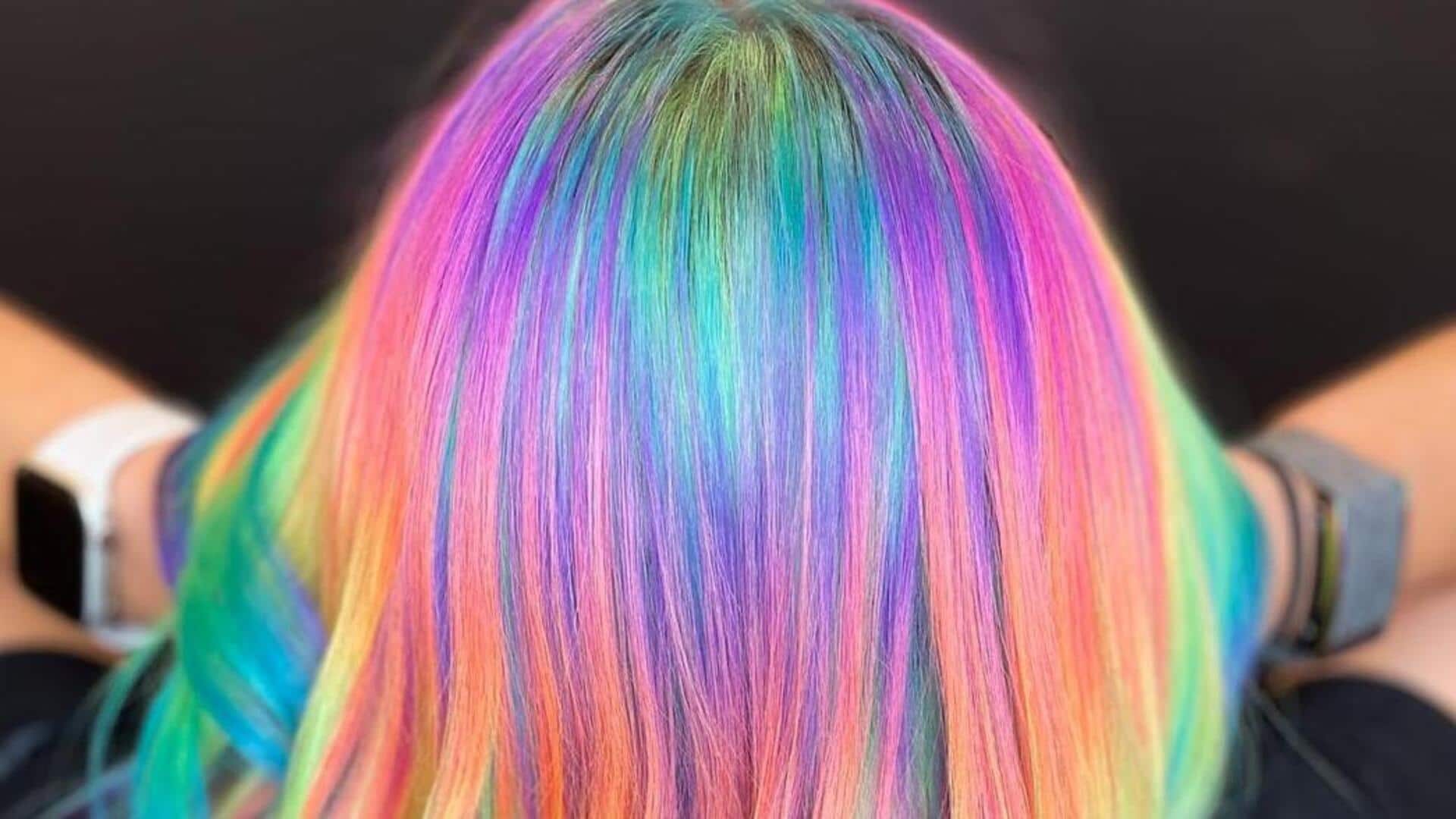 Prism hair: Art and beauty in a spectrum of colors