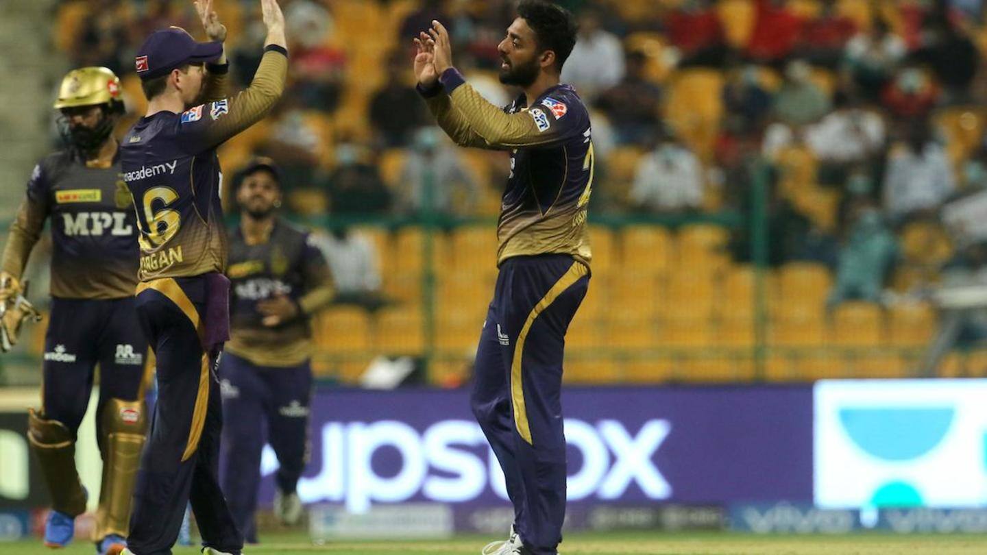 Chakravarthy was all over the RCB batters Chakravarthy was all over the RCB batters