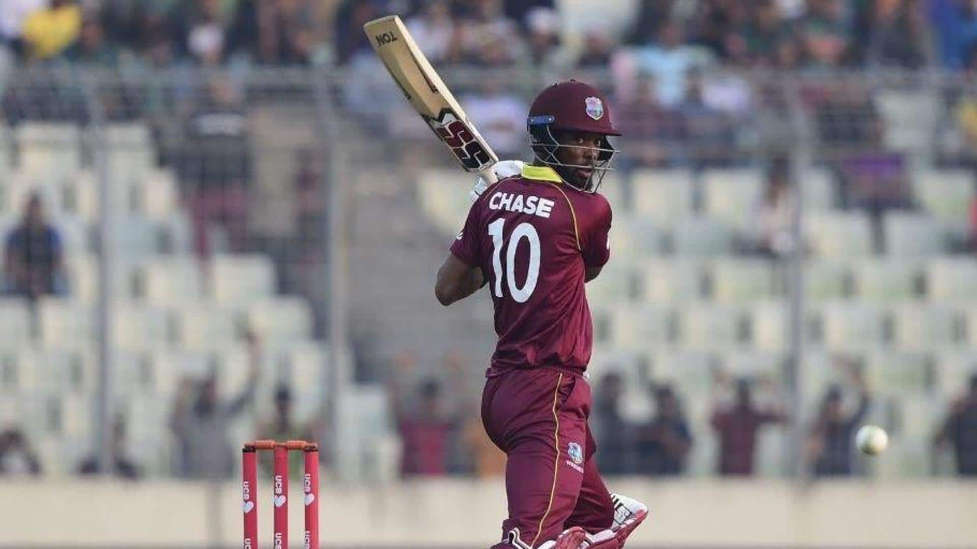 CWC Qualifiers 2023: Roston Chase hammers his third ODI fifty