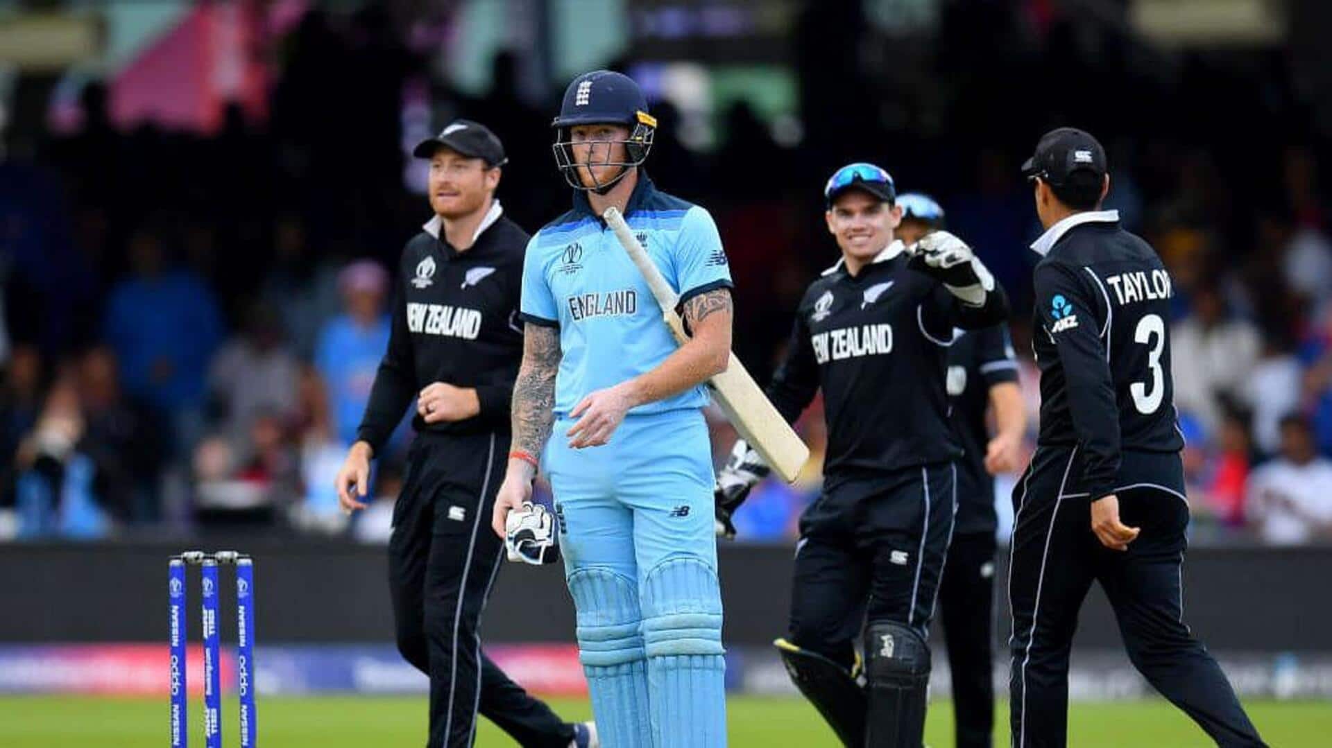 Iconic England vs New Zealand matches at ODI World Cups