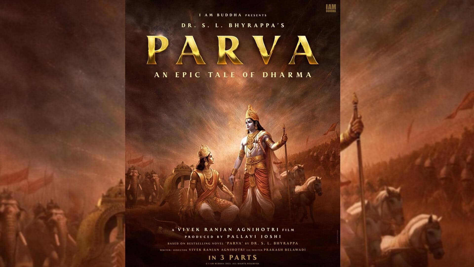 Vivek Agnihotri announces trilogy 'Parva' based on Mahabharata