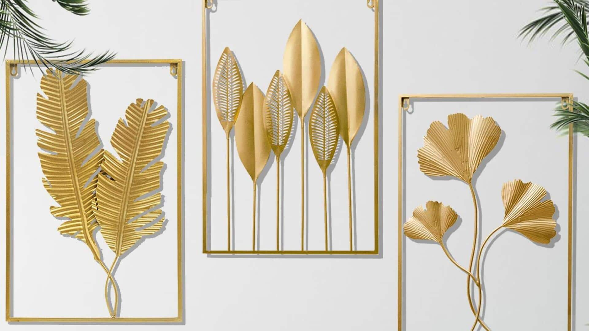 Elevate your space with gold leaf decor