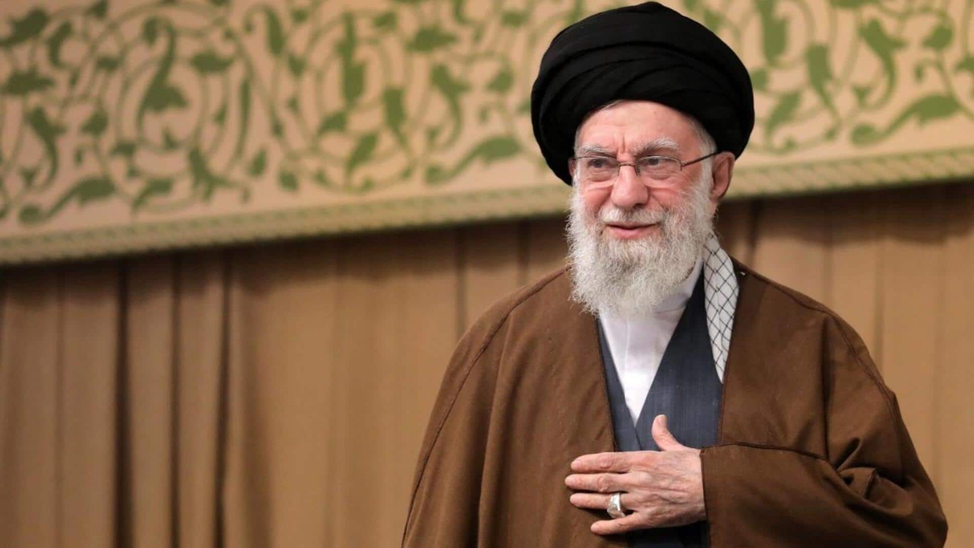 Pro-Khamenei protest held in Kargil; empty coffin of Trump paraded 