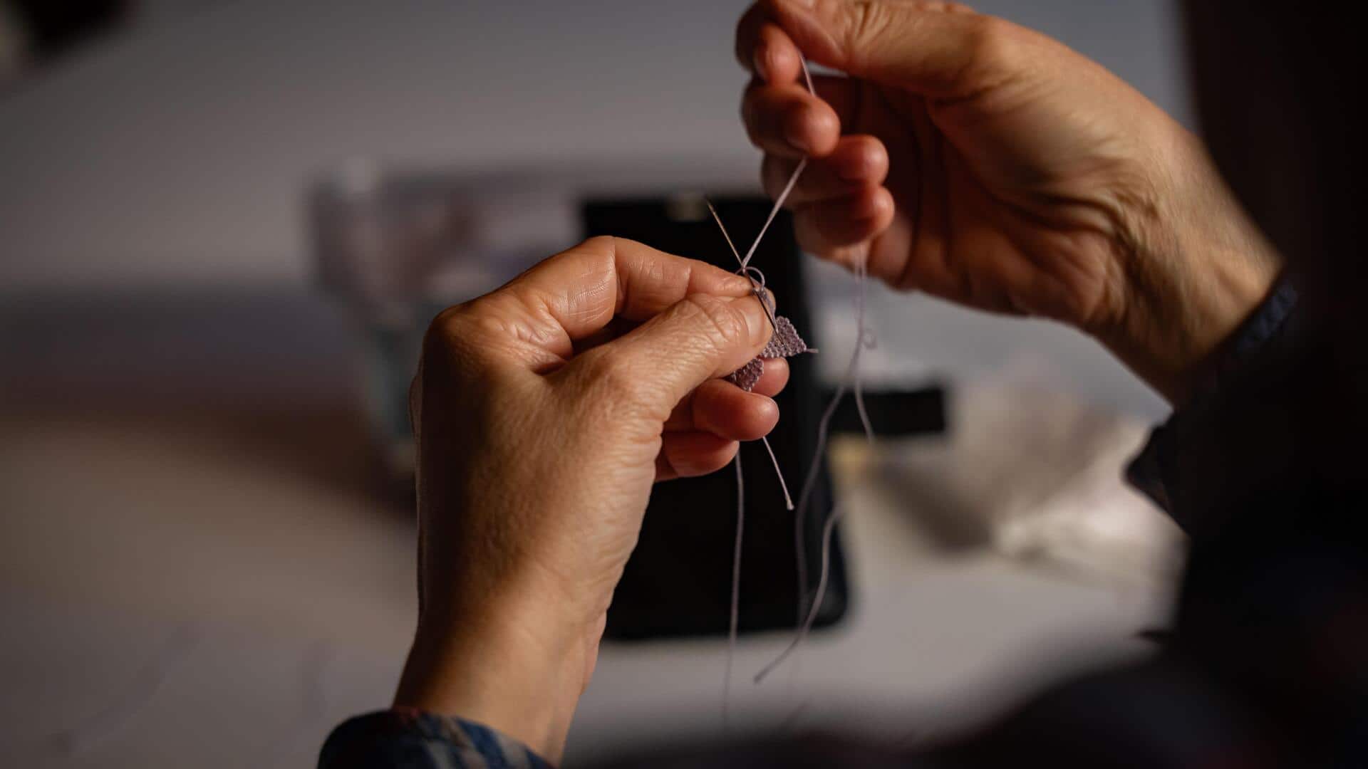 Learn needle tatting with these simple patterns