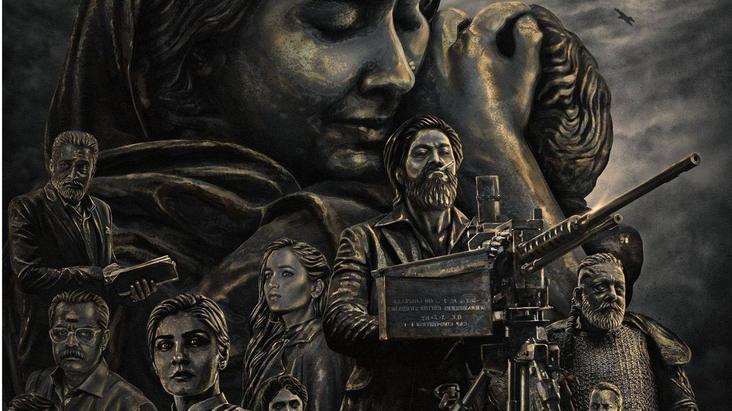 Kannada actor Yash-led 'KGF 2' coming to theaters next April Kannada actor Yash-led 'KGF 2' coming to theaters next April