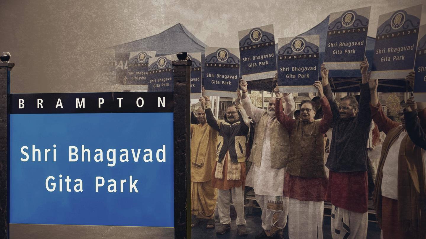 India condemns 'hate crime' at Bhagavad Gita Park in Canada