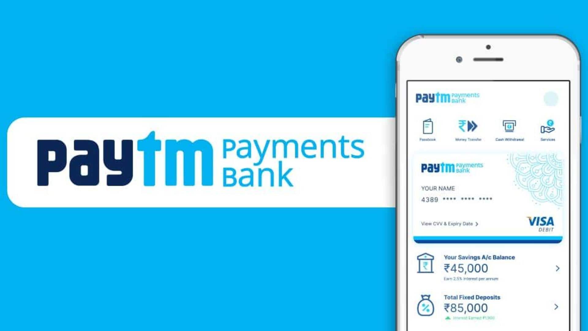 Paytm Payments Bank's CEO steps down amid company restructuring