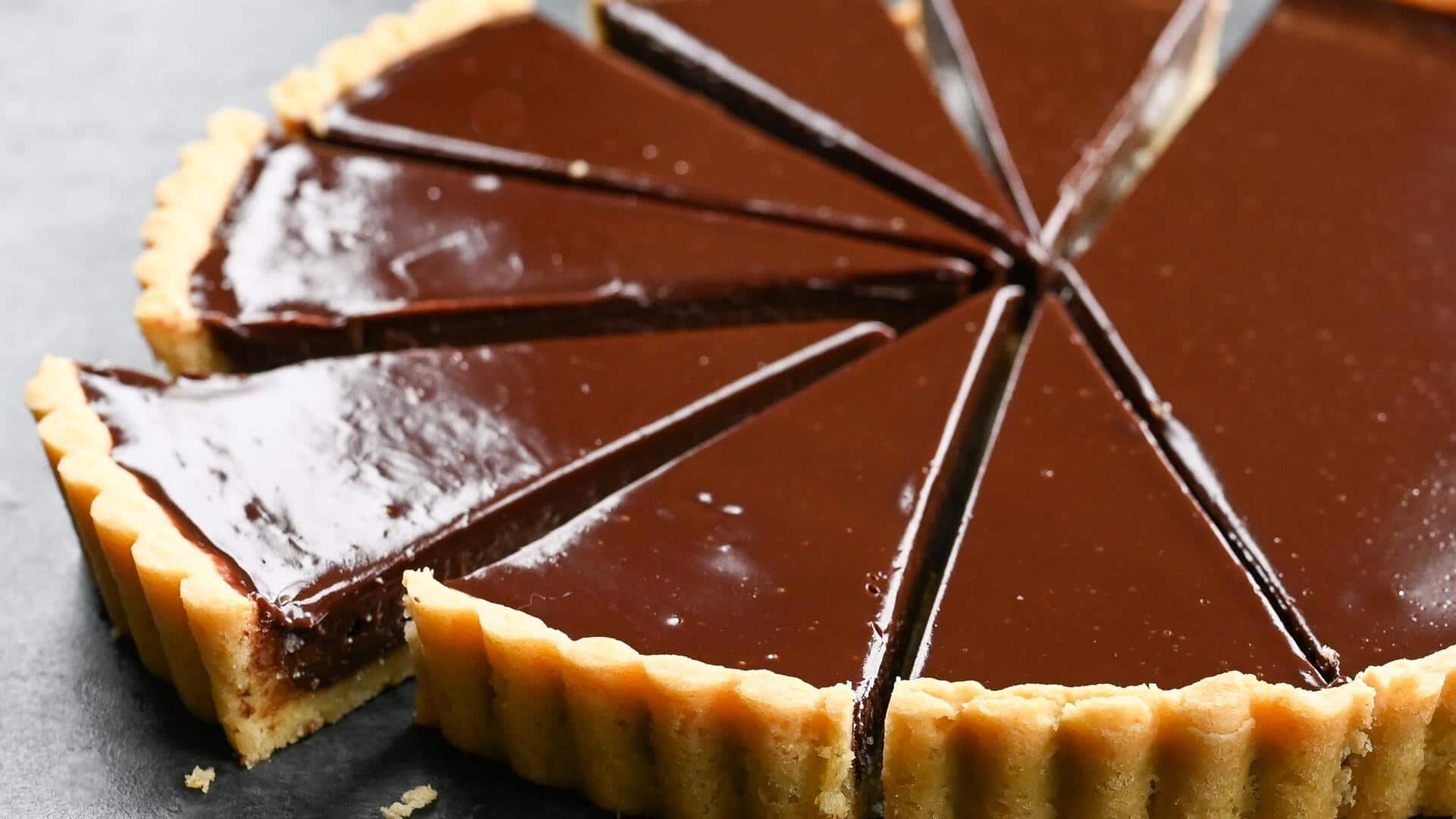 Check out this vegan chocolate tart recipe