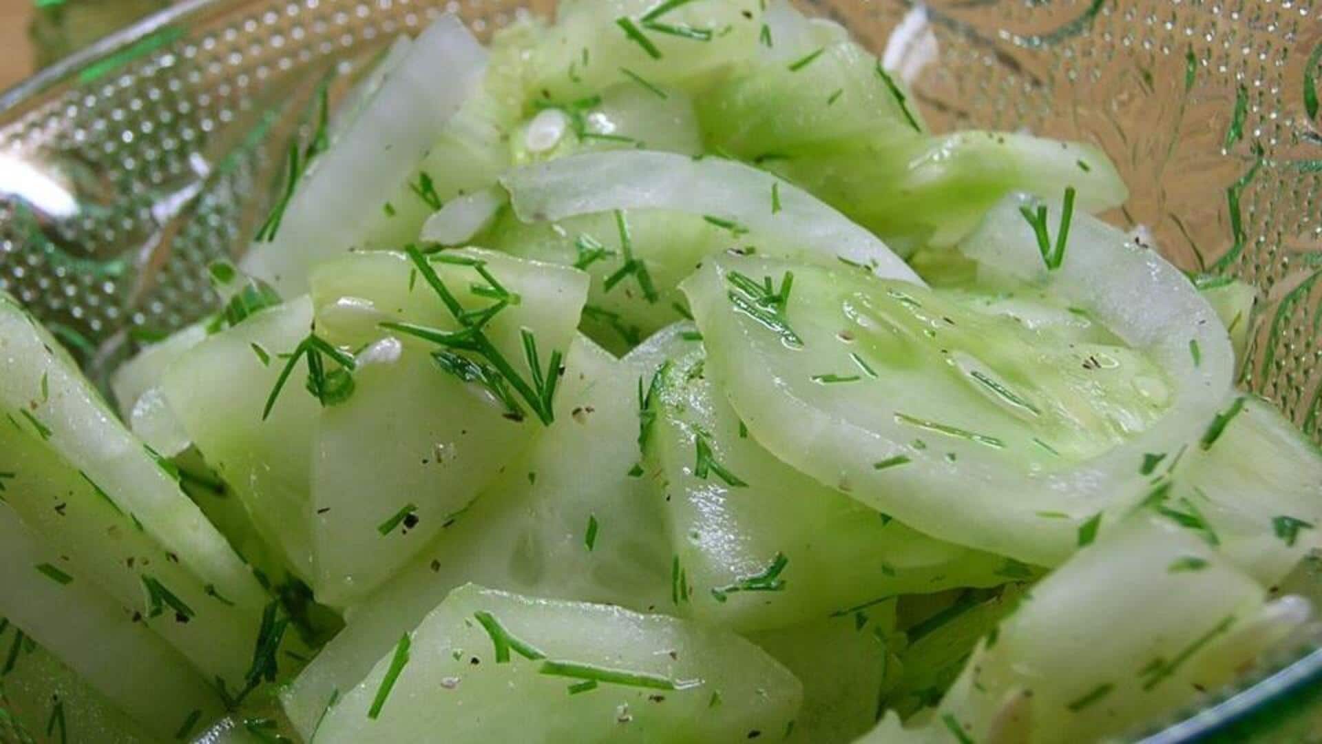 Cucumber + dill: The ultimate summer salad combo
