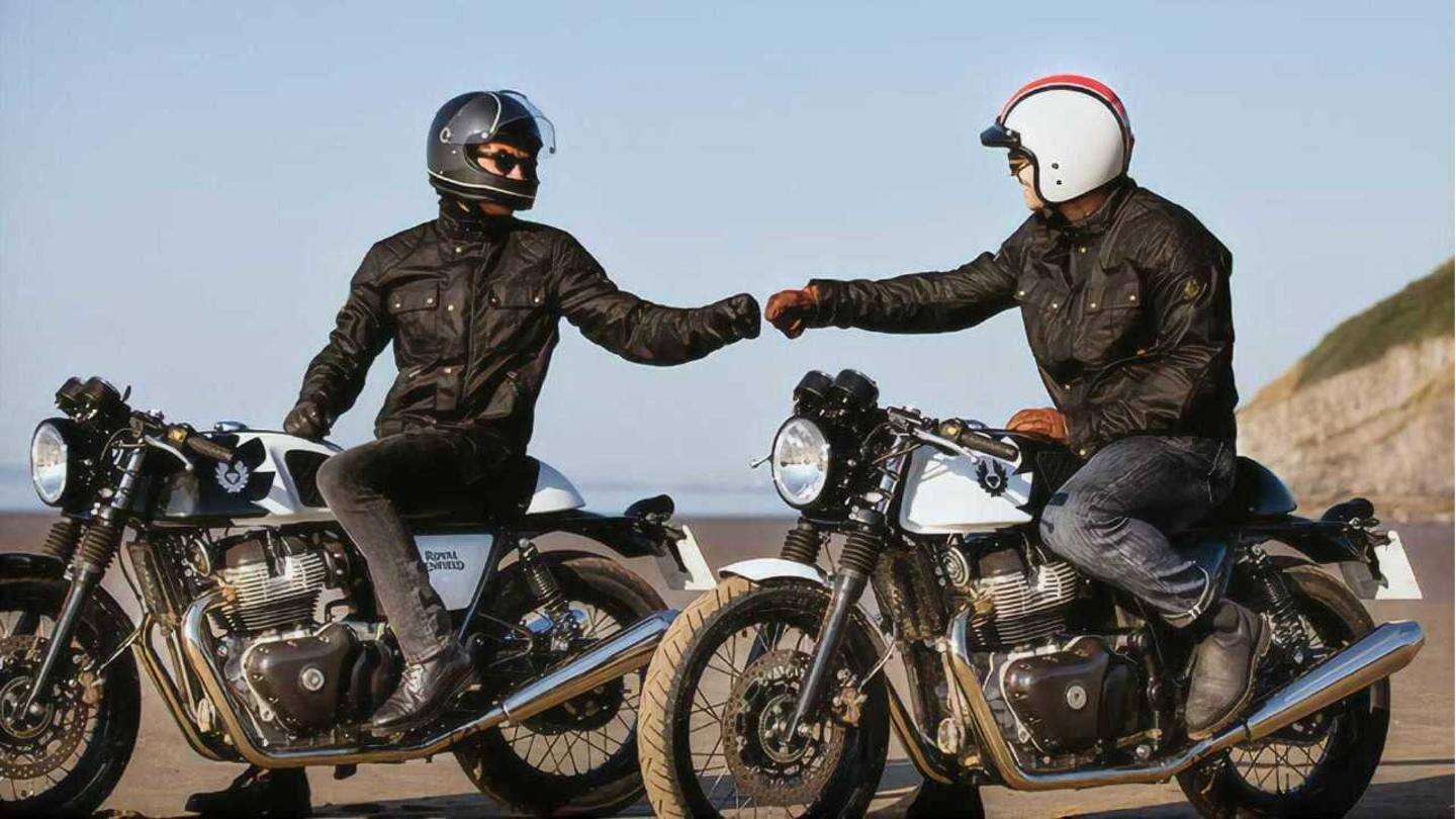 The bike has lengthy exhaust and rider-only saddle The bike has lengthy exhaust and rider-only saddle