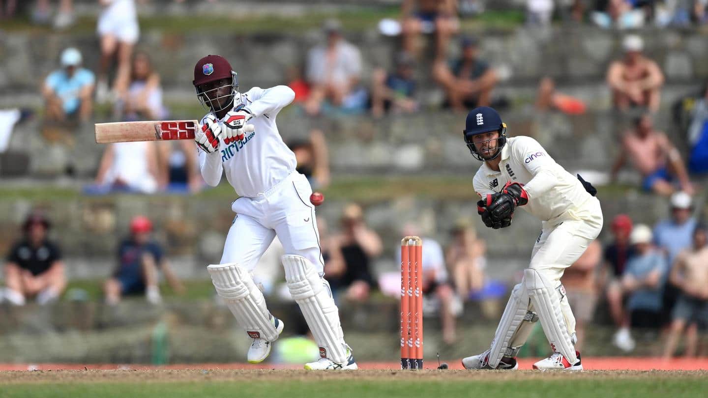 WI vs ENG, 1st Test: Hosts lead by 62 runs