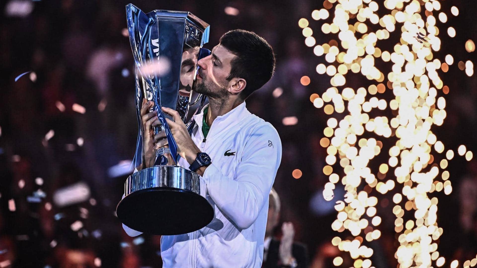 Novak Djokovic claims sixth ATP Finals title, equals Federer's record