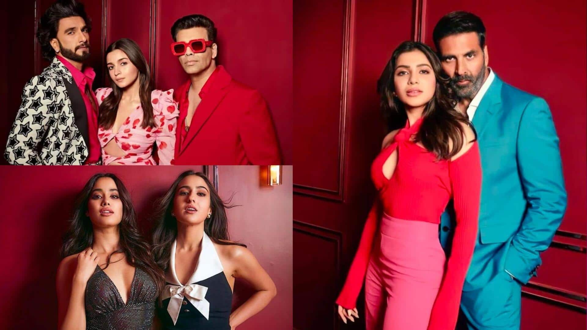 'Koffee with Karan' S08 is coming: Revisiting S07's candid moments
