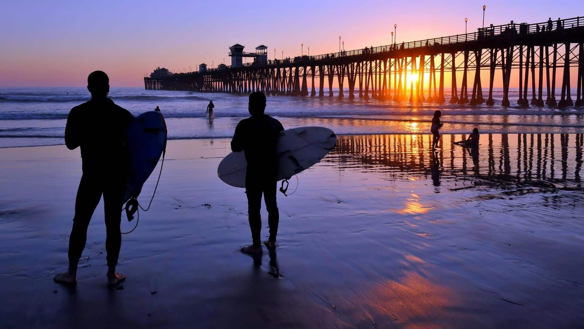 Add San Diego's top sunset surf spots to your itinerary