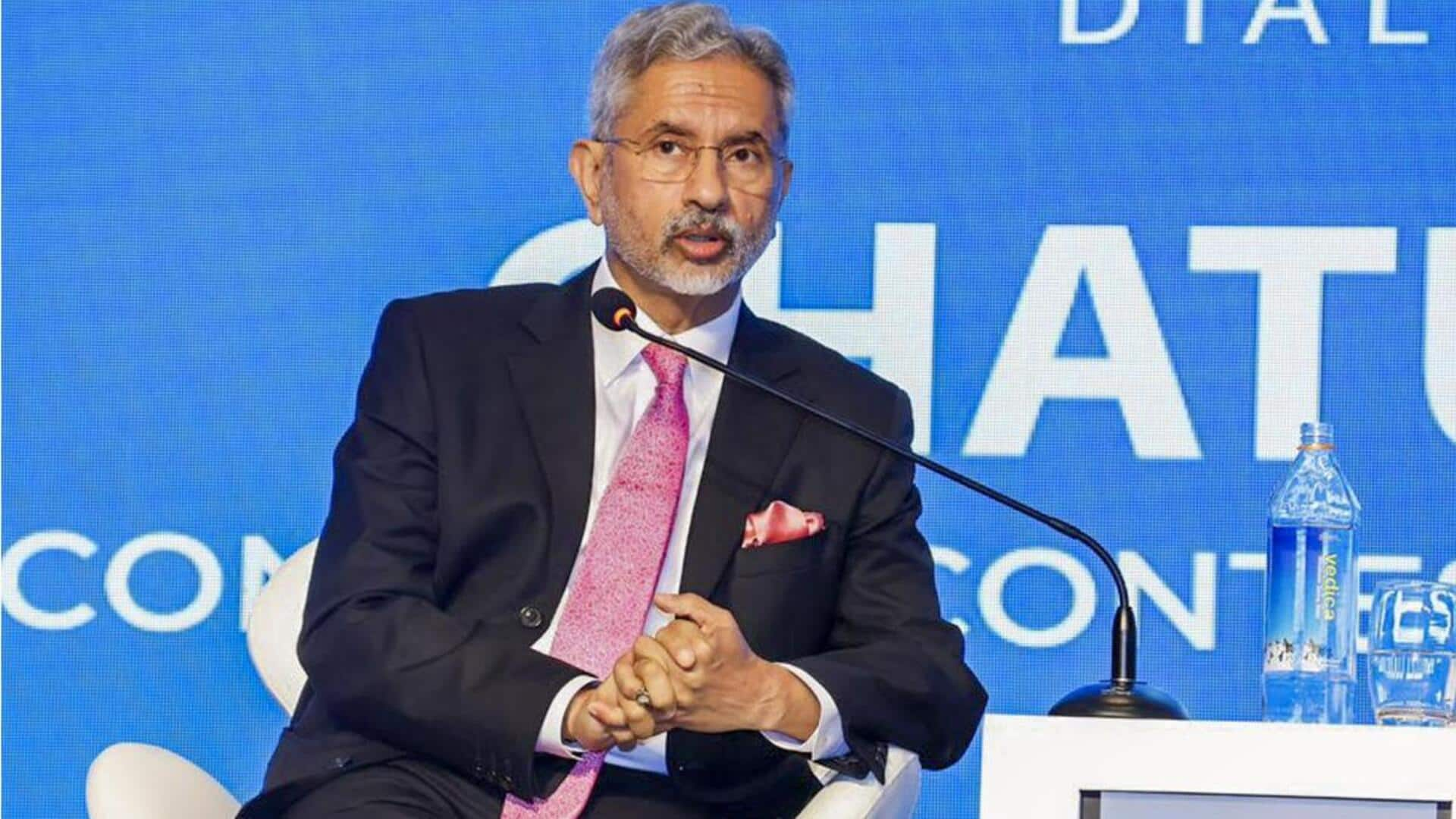 'West transformed Pakistan's Kashmir invasion into territorial dispute': Jaishankar