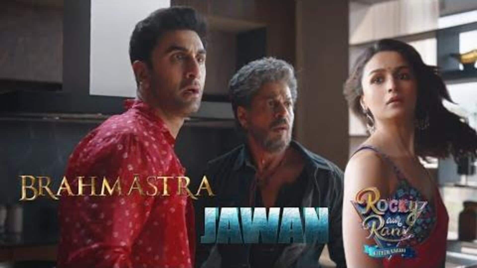 'Jawan' meets 'Brahmāstra': SRK-Ranbir-Alia reunite for crossover ad