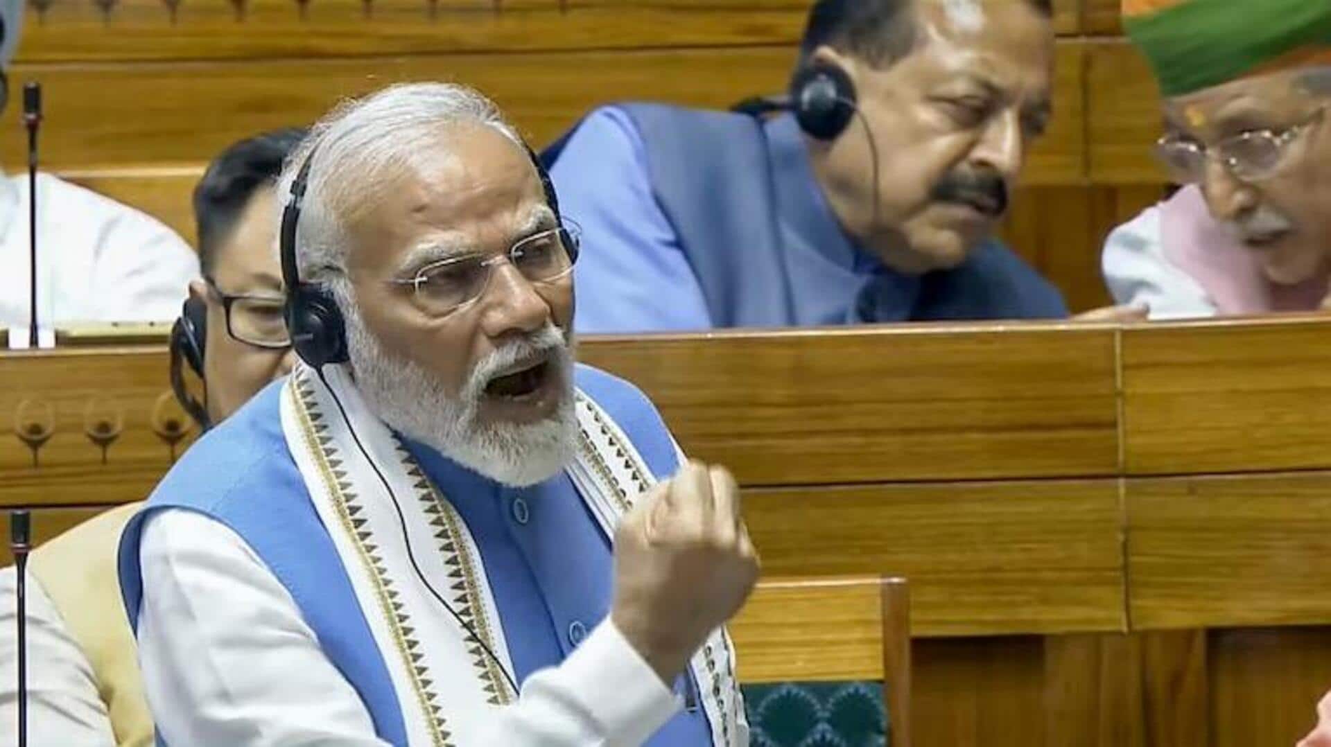 Opposition MPs walk out from Rajya Sabha as Modi speaks